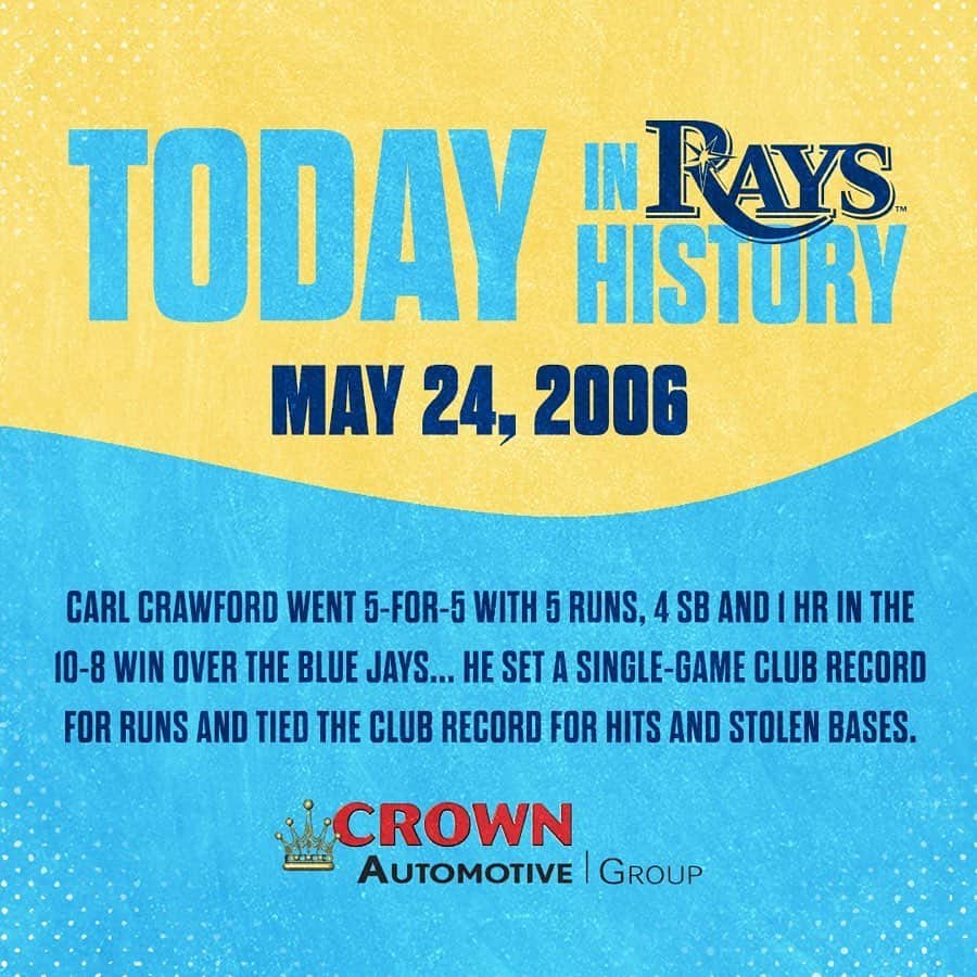 タンパベイ・レイズさんのインスタグラム写真 - (タンパベイ・レイズInstagram)「On this day, 2006: CC goes off in Toronto」5月24日 23時42分 - raysbaseball