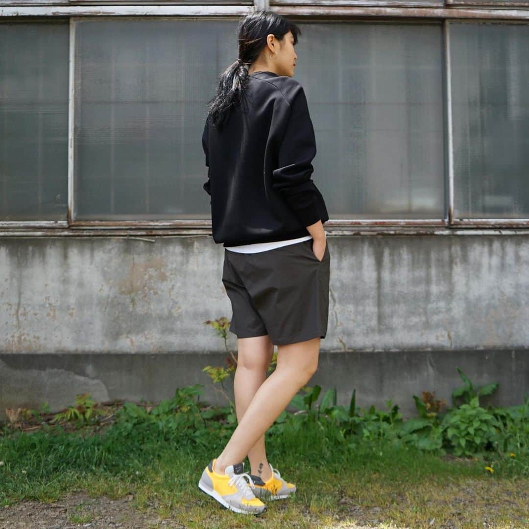MāWさんのインスタグラム写真 - (MāWInstagram)「. [STYLE] 25th May 2020. . [PLAN C] L/S SWETER. . [Graphpaper]. Stretch Typewriter Cook Shorts. . [NIKE] DBREAK-TYPE. - . #planc #nike #graphpaper #mawsapporo #MāW #ins_online #20ss #sapporo #mawsapporo」5月25日 0時05分 - maw_sapporo