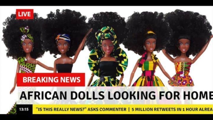 Fuse ODGのインスタグラム：「So this is a call to all the Nana Dolls Fans.. We need your help to #BuildNanaDollsaHome  I want to see the best dollhouses..let's goo  #BuildNanaDollsAHome  Love to these real life Queens for being a part of this 👑 and helping to build this Queendom. It's time for us to educate our young girls and remind them of the Queens they are  @hellonanadolls @OfficialJamelia @Stefflondon @Felinuna @PriscillaAnyabu_」