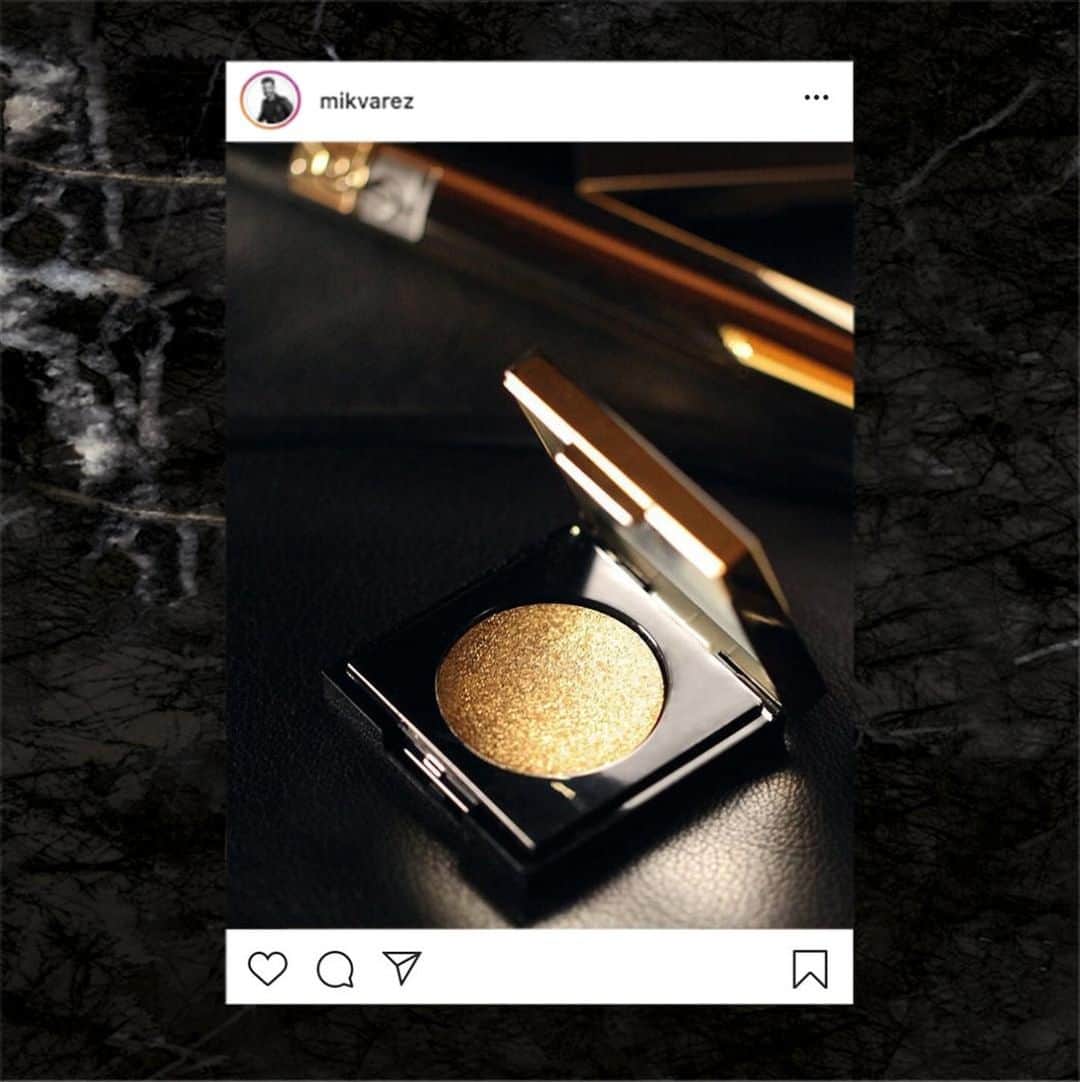 Yves Saint Laurent Beautyさんのインスタグラム写真 - (Yves Saint Laurent BeautyInstagram)「Turn makeup time into golden hour, with a palette of crushed gold pigments that pack in shimmery, high intensity colour into every pan.  Finish your look with the gold tube of volumizing, nourishing mascara, to take your looke even higher... @mikvarez MASCARA VOLUME EFFET FAUX CILS in N°1 HIGH DENSITY BLACK SEQUIN CRUSH N°1 LEGENDARY GOLD  #yslbeauty #regram #volumeeffect」5月25日 1時58分 - yslbeauty