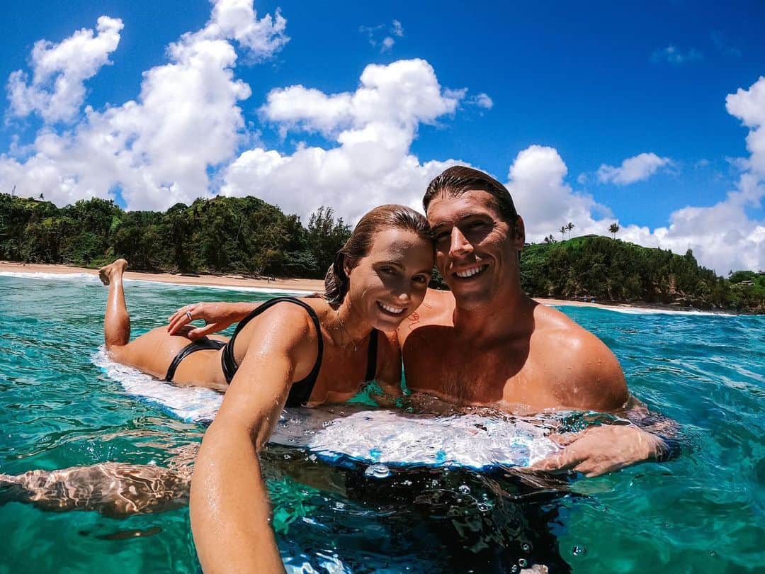 アラナ・ブランチャードのインスタグラム：「What our type of date looks like💙 @jackfreestone」