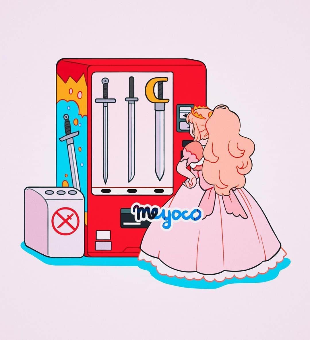 meyocoさんのインスタグラム写真 - (meyocoInstagram)「Some of my vending machine themed artworks 🌸✨ . . . . . . . . . . #art #illustration #artistsoninstagram #digitalart」5月25日 5時14分 - meyoco