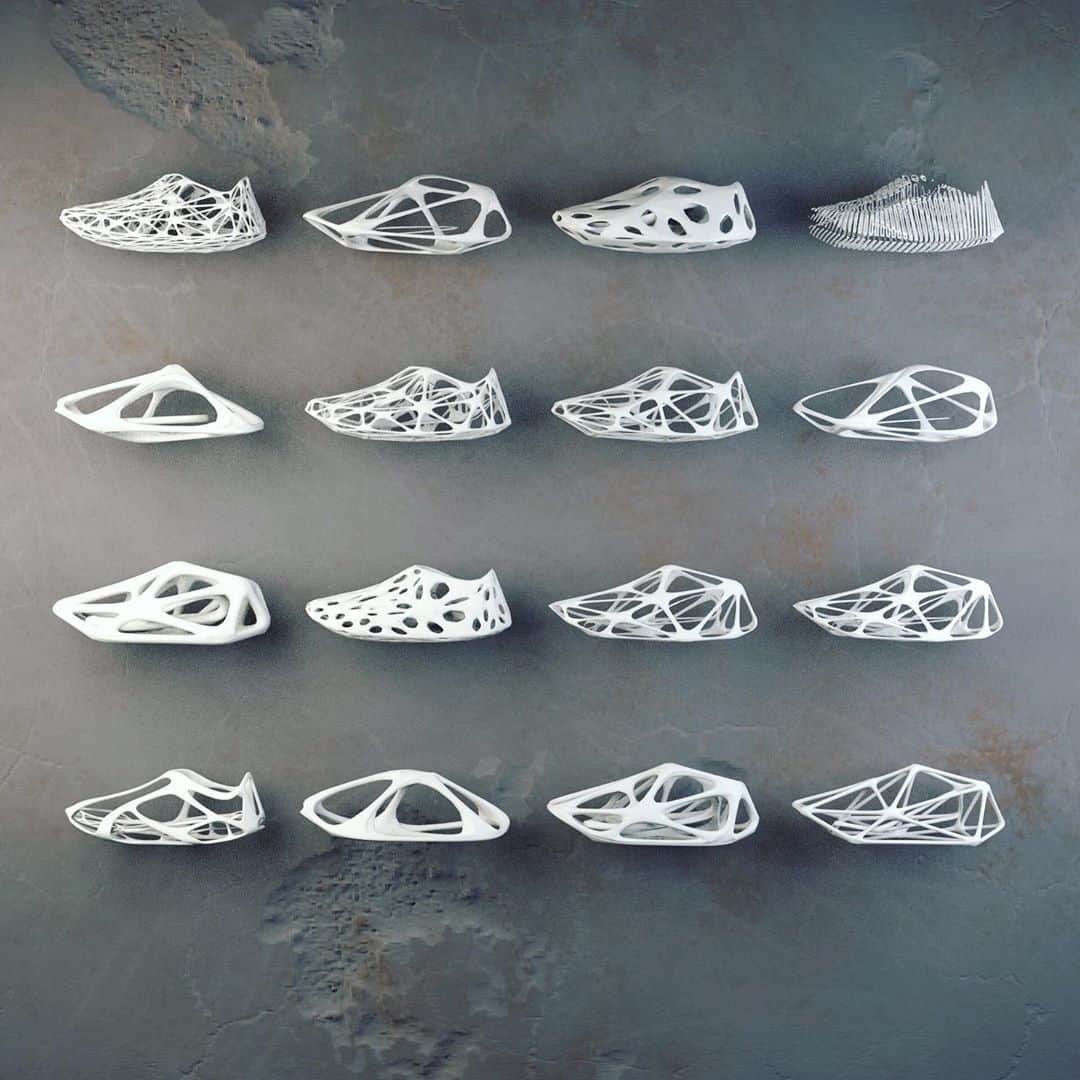 ユナイテッドヌードさんのインスタグラム写真 - (ユナイテッドヌードInstagram)「Repost @argo_concepts //// We love seeing work that is innovative and design-forward. This generative series of shoe cages uses technology to rethink what a shoe could look like.//// #Design⁠ .⁠ .⁠ .⁠ #unitednude #un #hypebeast #hypekicks #fashion #minimalism #clean #conceptkicks #ckinspiration #conceptkicksoutsole #lacelessdesign #footweardesign #render #workinprogress #3dcoat #inspo #art #design #midsole #3dpattern #outsoleoholic」5月25日 8時00分 - unitednude