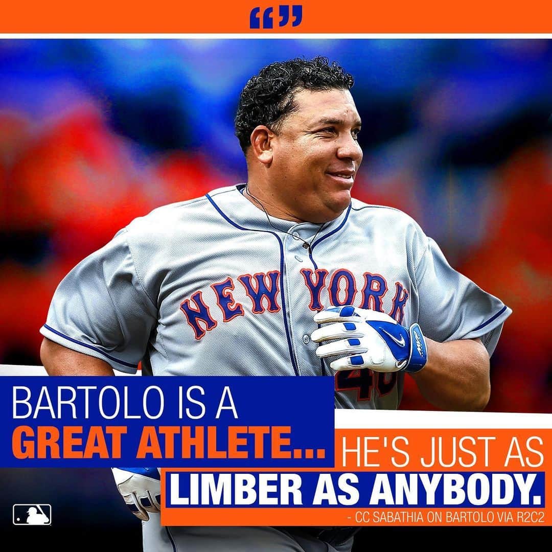 MLBさんのインスタグラム写真 - (MLBInstagram)「Don't let your eyes deceive you. Bartolo can do it all.」5月25日 8時01分 - mlb