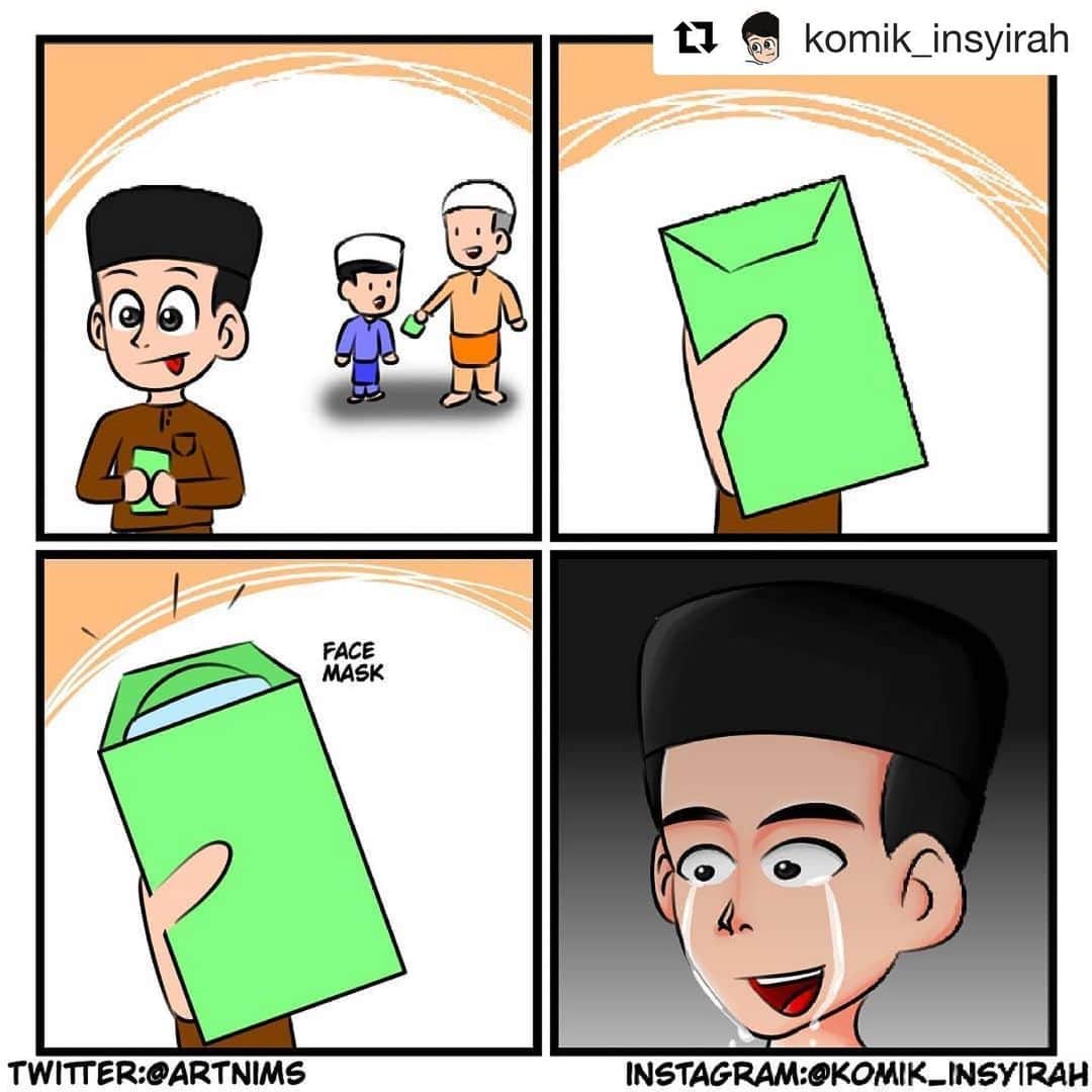 Koleksi Komik Malaysiaさんのインスタグラム写真 - (Koleksi Komik MalaysiaInstagram)「#Repost @komik_insyirah with @get_repost ・・・ How many eid money did you get? :v . . #komikmalaysia  #gengkomik  #gengkomikmalaysia  #komikinsyirah  #duitraya」5月25日 13時02分 - tokkmungg_exclusive