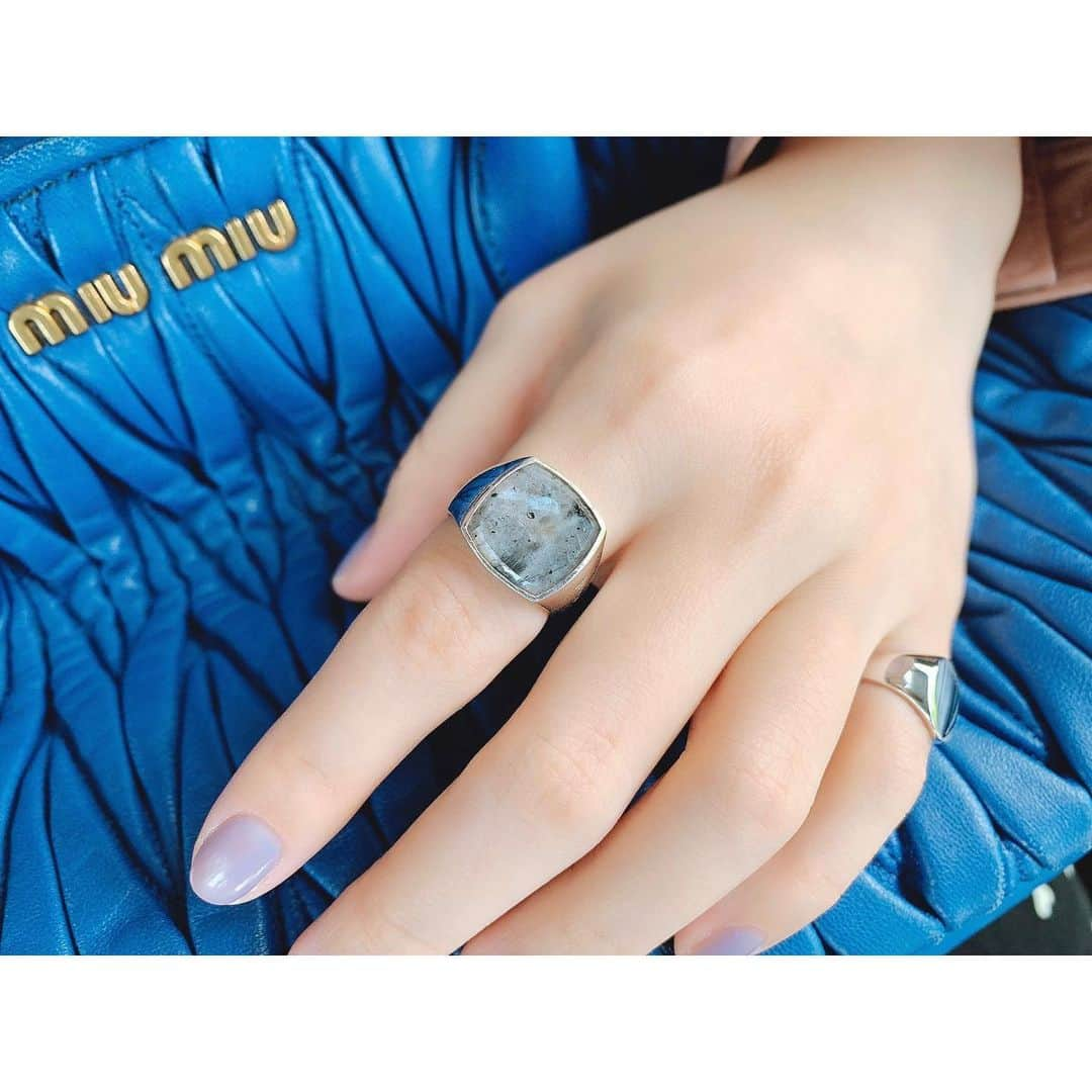 西脇彩華さんのインスタグラム写真 - (西脇彩華Instagram)「＊ Favorite..❤︎❤︎ @tomwood_project  #tomwood #ring」5月25日 13時51分 - chapon_930