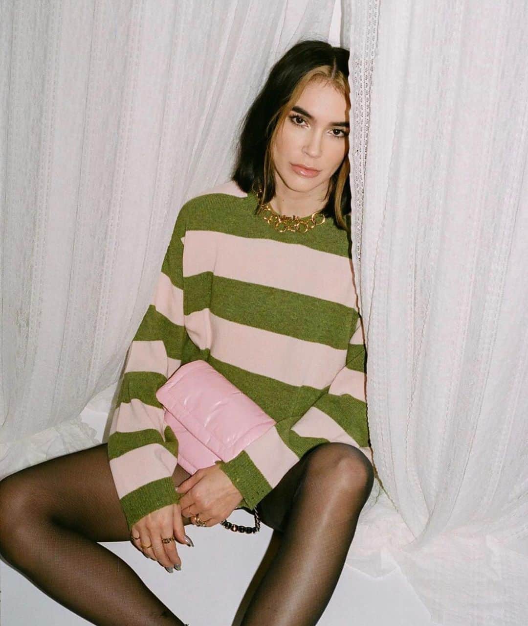 I.T IS INSPIRATIONさんのインスタグラム写真 - (I.T IS INSPIRATIONInstagram)「Stripes are one of the few things in fashion that are truly timeless. - Spotted @brittanyxavier in @marcjacobs The Grunge sweater. Available in store and online. - #ITHK #ITisInspiration #themarcjacobs #stripedsweater #brittanyxavier #timeless」5月25日 13時56分 - ithk