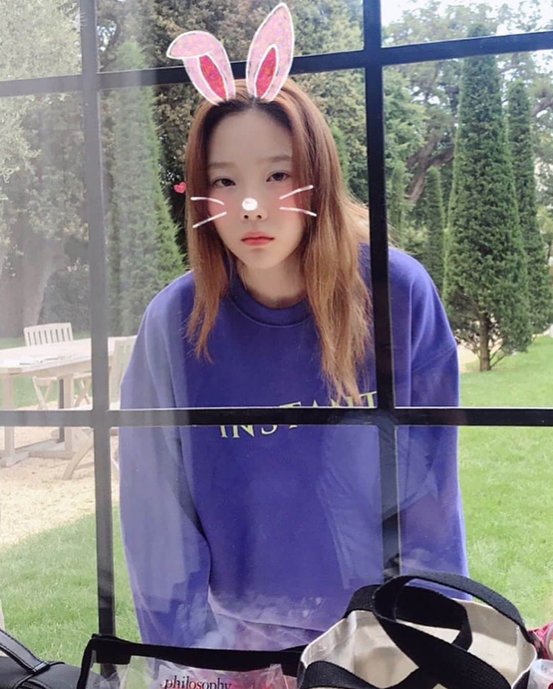 TAEYEONさんのインスタグラム写真 - (TAEYEONInstagram)「@taeyeon_ss 💜🐰 Little rabbit 🐰💜 #GG4EVA #태연아사랑해 #WeLoveYouTaeyeon #Taeyeon #태연 #tysone #zero #제로 #AlwaysWithTaeyeon #GirlsGeneration #tiffany #sunny #yoona #seohyun #sooyoung #yuri #hyoyeon #snsd #gg #sone #soshi #ohgg #taeny #taetiseo #소녀시대 #AlwaysWithSNSD」5月25日 14時21分 - taeyeondaisy