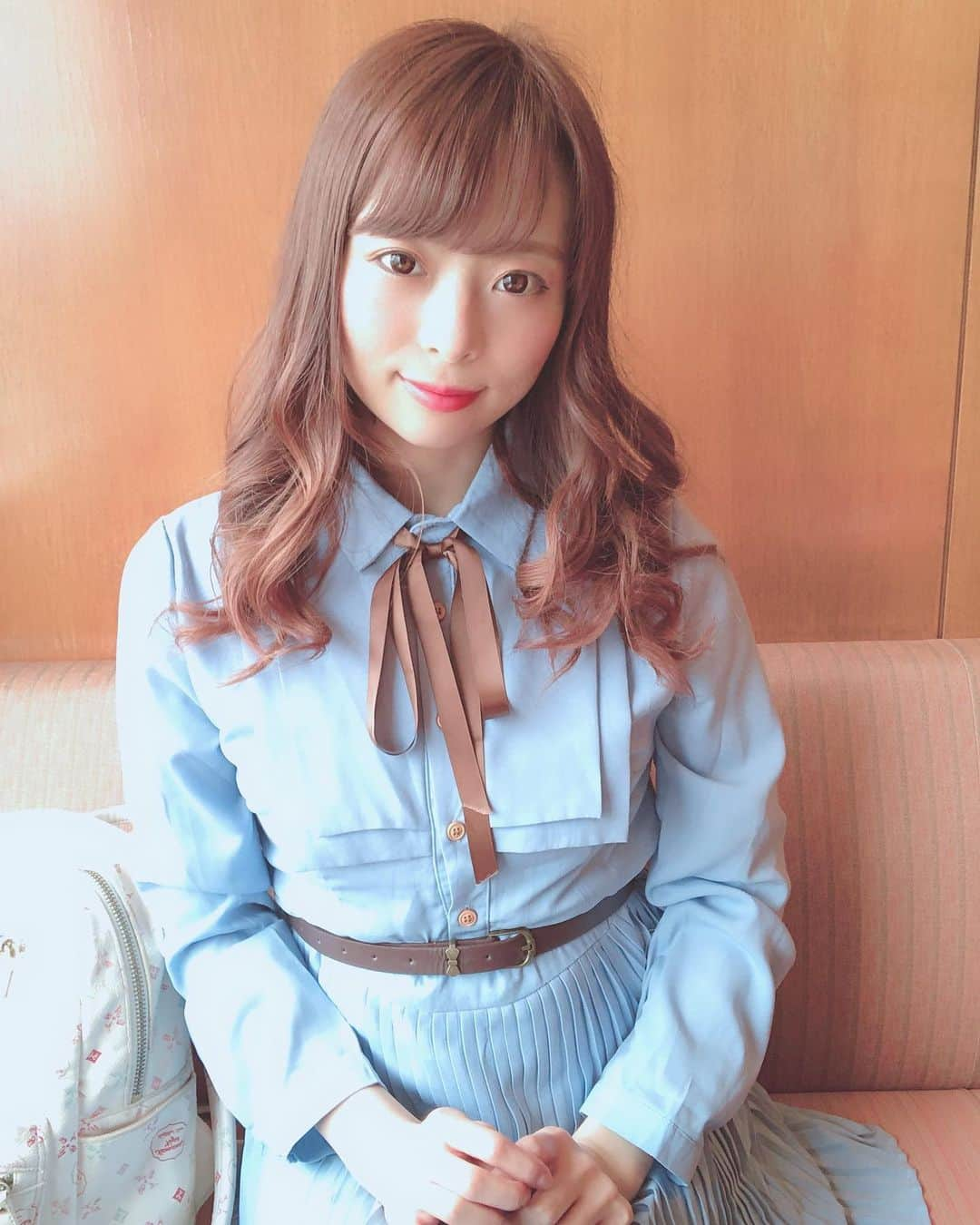 亀田ゆかりさんのインスタグラム写真 - (亀田ゆかりInstagram)「. . 水色のワンピース この季節はワンピースがすき めちゃくちゃもってる . .  #ピンク #ガーリー #コーデ #メイド #春服 #コーデ⠀ #彼女感 #サロンモデル #ロングヘア ⠀ #モデル #アイドル #エイトフラッグ ⠀ #乃木坂46 #橋本奈々未 #白石麻衣」5月25日 17時34分 - yukari_ngzk