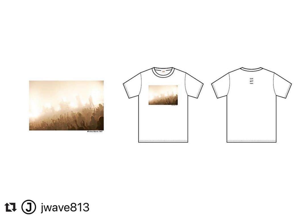 三吉ツカサのインスタグラム：「#Repost @jwave813 with @make_repost ・・・ J-WAVE×BEAMS RECORDSライブハウス支援Tシャツ 販売中🎶﻿ ﻿ 参加したのは、J-WAVEに縁のあるクリエイター。﻿ フォトグラファー 三吉ツカサさんのデザインをご紹介します✨﻿ @tsukasamiyoshi﻿ ﻿ ▪︎▪︎▪︎▪︎▪︎▪︎▪︎▪︎▪︎▪︎▪︎▪︎▪︎▪︎▪︎﻿ ﻿ J-WAVEと（株）ビームスから音楽のある豊かな暮らしを提案する、BEAMS RECORDSがコラボレーションし「#音楽を止めるな」プロジェクトの一環としてライブハウス支援のためのTシャツの受注販売がスタート！﻿ ﻿ J-WAVEにゆかりのあるデザイナー、イラストレーター、写真家などが「#音楽をとめるな」をテーマにオリジナルイラストやデザインをつくり、BEAMS RECORDSがTシャツを制作。6月7日（日）までONLINEで受注販売を受け付けます。﻿ ﻿ このTシャツの売り上げから、製作・販売に掛かる経費を引いたすべての利益は、ライヴプロモーターVINTAGE ROCKを通じて、東京都内を中心としたライヴハウス約40店舗（予定）へ支援されます。﻿ ﻿ Tシャツの販売は「e+ Shop」にて﻿ https://shop.eplus.jp/ongakuwotomeruna/﻿ ﻿ 企画：J-WAVE﻿ Tシャツ製作：BEAMS RECORDS﻿ 販売：イープラス﻿ 企画協力：VINTAGE ROCK﻿ ﻿ #jwave ﻿ #jwave813﻿ #音楽を止めるな﻿ #フォトグラファー﻿ #三吉ツカサ﻿ #音楽﻿ #ライブ﻿ #ライブハウス﻿ #ラジオ﻿ #BEAMS﻿ #イープラス﻿ #vintagerock ﻿ #beamsrecords﻿ #受注販売﻿ #オリジナルtシャツ」