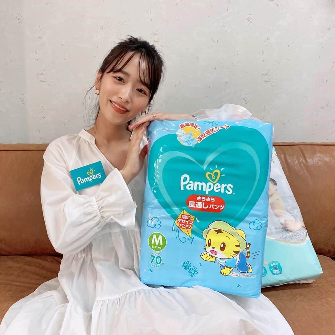 近藤千尋のインスタグラム：「パンパース @pampers_jp  さんの インスタライブに参加させて いただきました❤️😊 てぃ先生もありがとうございました❗️✨ @tsenseidayo  電波の問題で画質が悪く申し訳ありませんでした…😭💦」