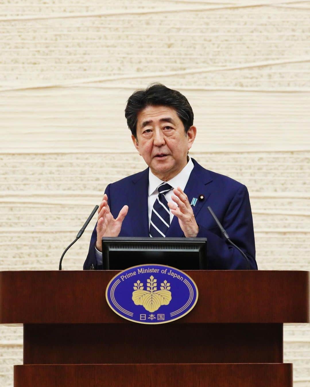 首相官邸のインスタグラム