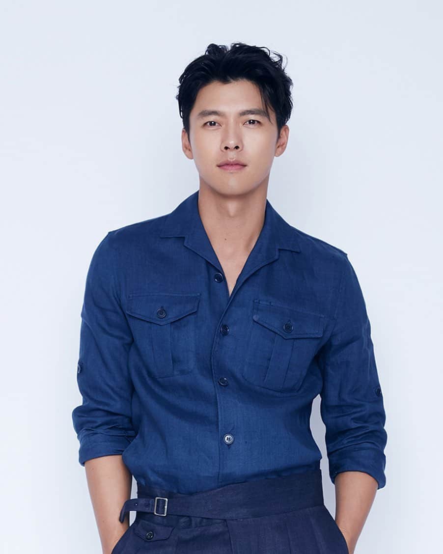 ヒョンビンのインスタグラム：「💙 —— #hyunbin #현빈 #ヒョンビン #玄彬」