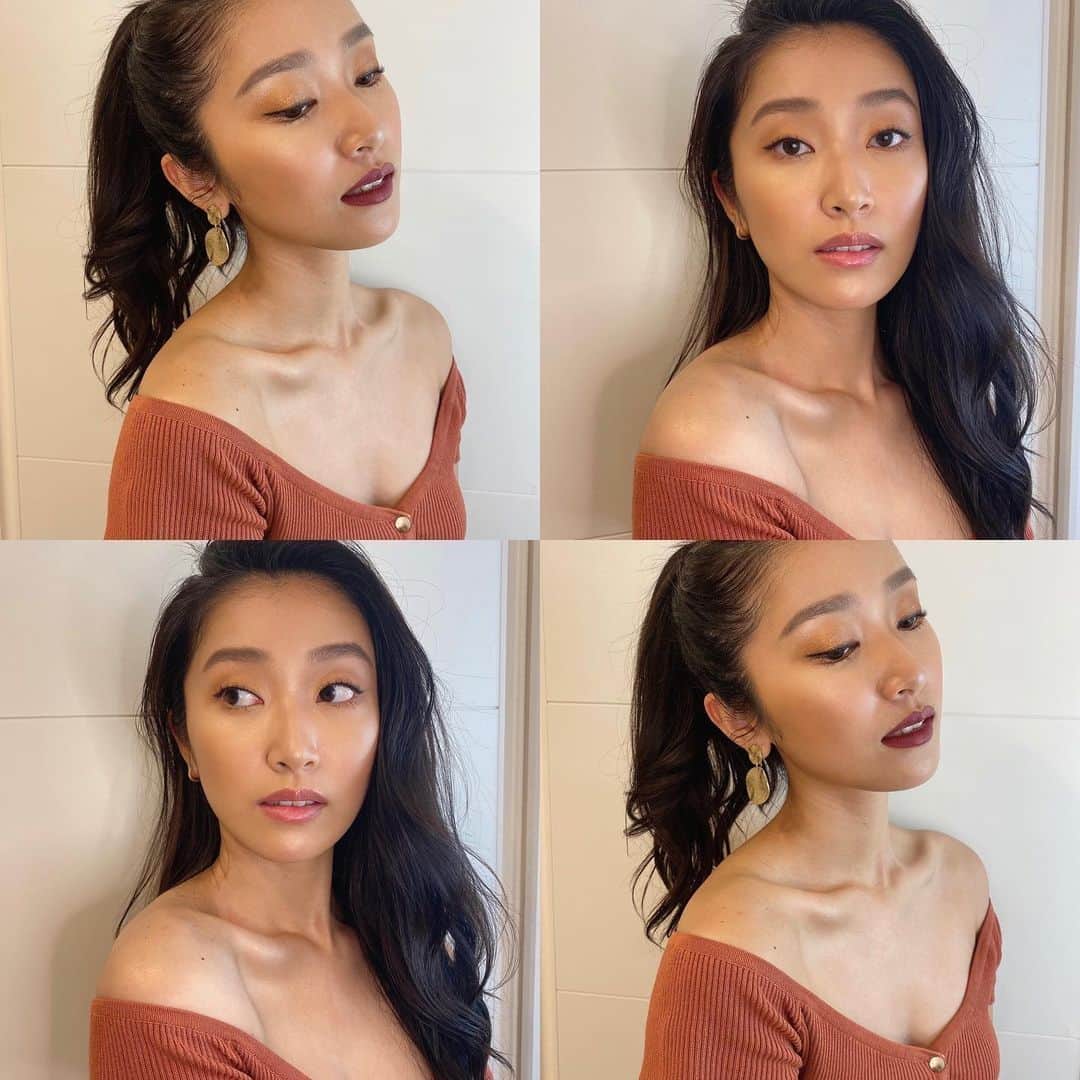 恵里花のインスタグラム：「トータルメイクルック📸﻿ ﻿ メイクは自分に自信を与えてくれるもの🦋💖 ﻿ 🍑 @toofaced @toofacedlovesjapan ﻿ 💄 @sono_snow」