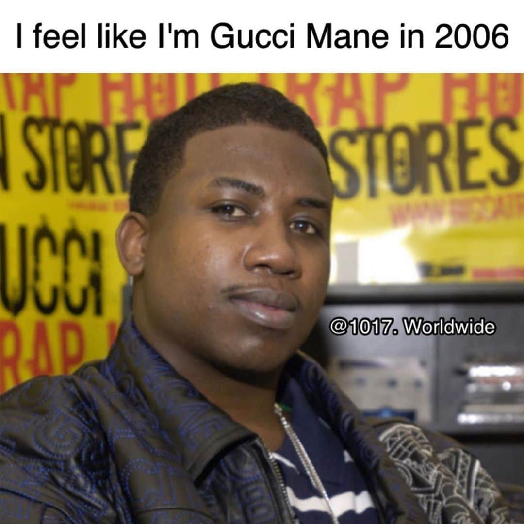 グッチ・メインのインスタグラム：「The realist rapper ever lived is me OnGod #1st day out after murder charge and left rinky dink records sameday😤」