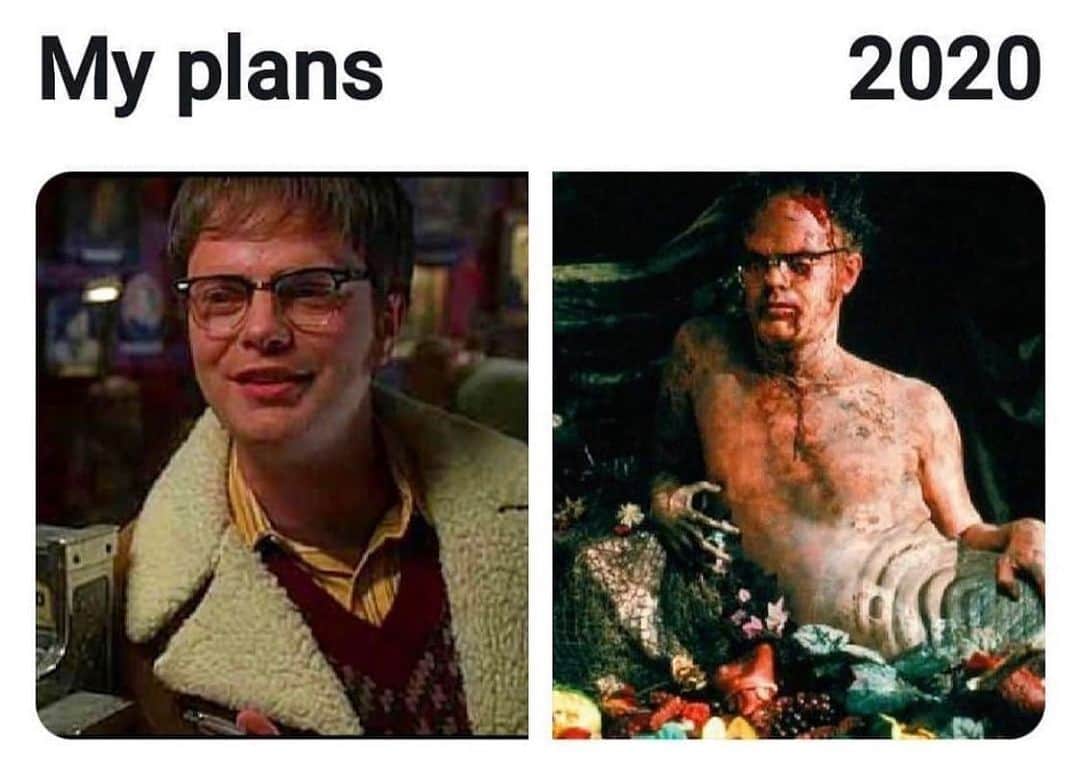 ロブ・ゾンビのインスタグラム：「This one is hilarious too! Keep them coming! What other moments from my films work as a representation of 2020? #robzombie #houseof1000corpses #fishboy #rainnwilson #sherimoonzombie #billmoseley」