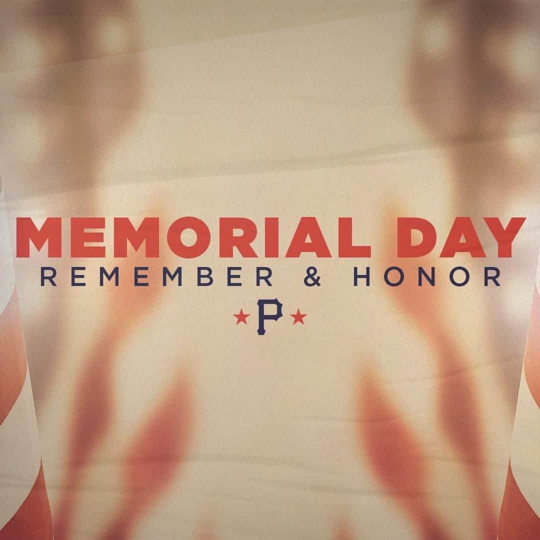 ピッツバーグ・パイレーツさんのインスタグラム写真 - (ピッツバーグ・パイレーツInstagram)「Today, we remember and honor the brave men and women who made the ultimate sacrifice for our country. #MemorialDay」5月25日 22時30分 - pittsburghpirates