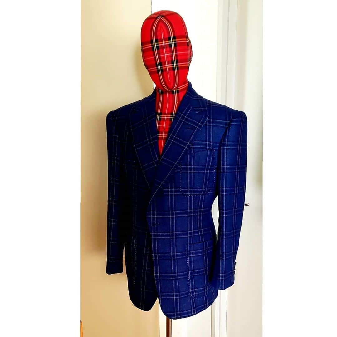 信國太志のインスタグラム：「bespoke jacket for Toyo-san」