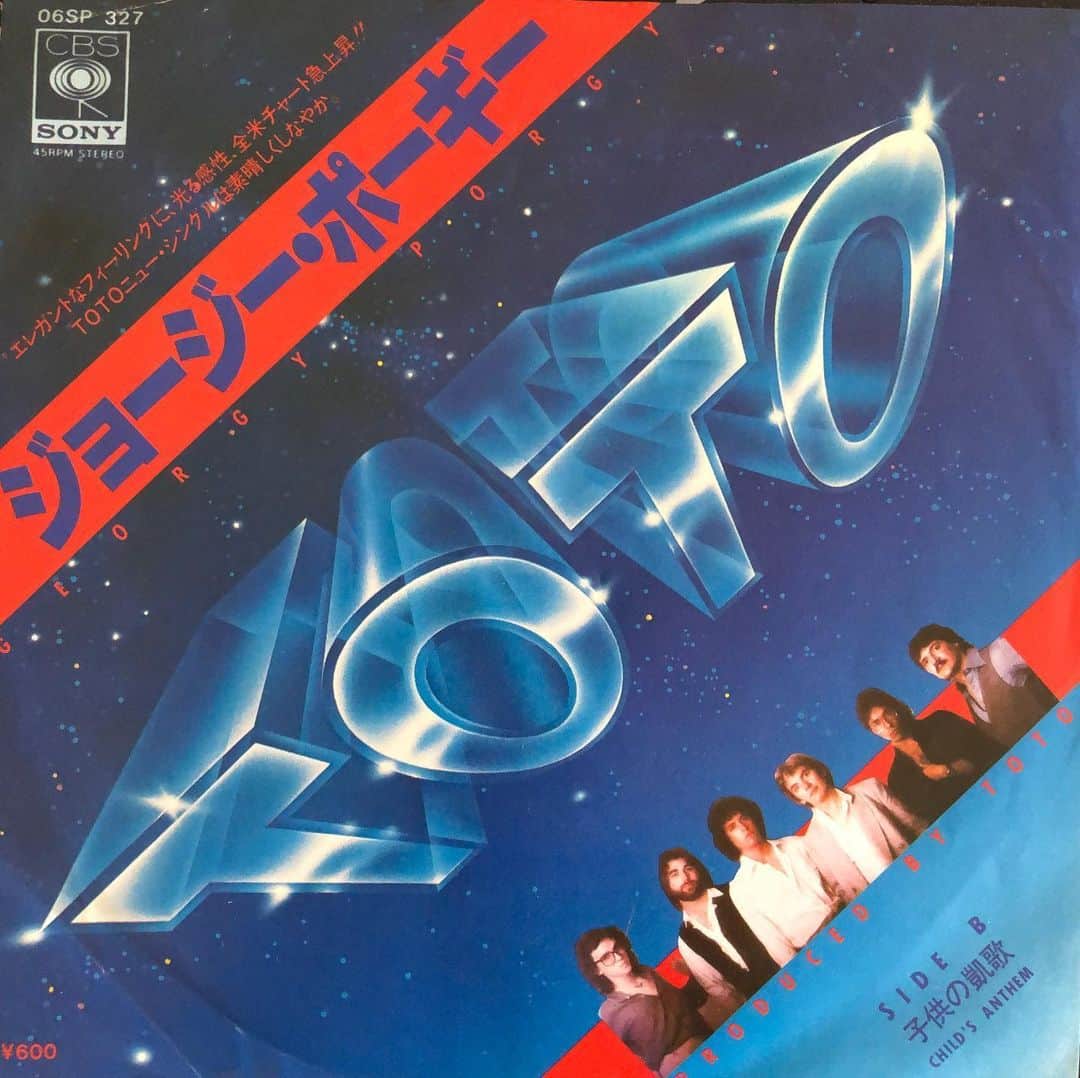 のインスタグラム：「ジョージー・ポーギー #1978 #cbssony #toto  #georgyporgy」