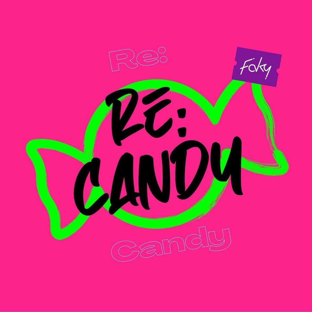 FAKYさんのインスタグラム写真 - (FAKYInstagram)「＼🍬Re:Candy 配信スタート🍬／﻿ ﻿ 約3年前のデビューアルバム『Unwrapped』をオマージュした6月17日配信限定リテイクAL『Re:wrapped』から、「Re:Candy」を本日から先行配信開始🍭🍭🍭﻿ ﻿ また本日からApple Musicではプレアド、iTunesではプレオーダーが同時にスタートしますので、併せてチェックしてみてください💕﻿ ﻿ さらにさらに！﻿ LINE MUSICで「Re:Candy」をフル尺でたくさん聴いてくれた方上位40名様に、﻿ #WeAreAllHereTogether オリジナル限定Tシャツをプレゼントするキャンペーンを行ないます🎁🎁﻿ ﻿ 対象期間は、5/27（水）〜6/10（水）23:59まで﻿ 詳しくは公式HPをご覧ください。﻿ ご応募お待ちしております！💓💓﻿ ﻿ 腹ぺこなので、コメントでキャンディー🍭🍭🍭ください🍭🍭🍭﻿ ﻿ アルバム収録曲：﻿ 01. Re:Candy﻿ 02. Re:Surrender﻿ 03. Re:Last Petal﻿ 04. Re:Chase Me﻿ 05. Re:Bad Things﻿ 06. Re:Someday We’ll Know﻿ 07. Re:Who We Are﻿ ﻿ #Rewrapped﻿ ﻿ by FAKY staff﻿」5月27日 0時08分 - fakyjp