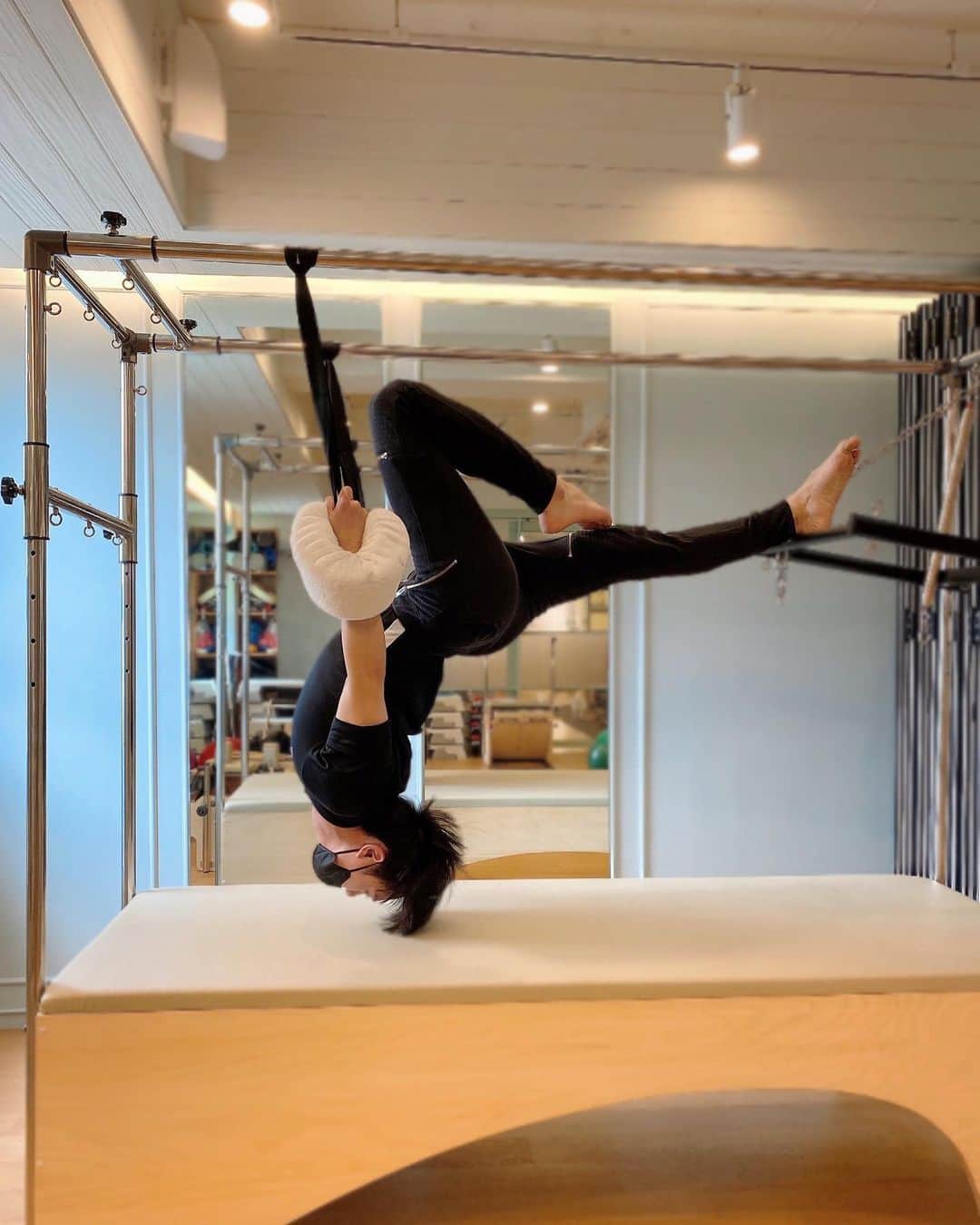 イ・ミンホのインスタグラム：「아직 신생아... 👶🏻 @sooo_pilates 쑤쌤 고마워요 더 열심히 할게요...」