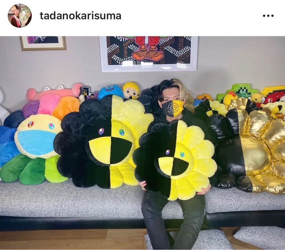 村上隆さんのインスタグラム写真 - (村上隆Instagram)「I love him! @tadanokarisuma  Just genius!」5月27日 0時24分 - takashipom