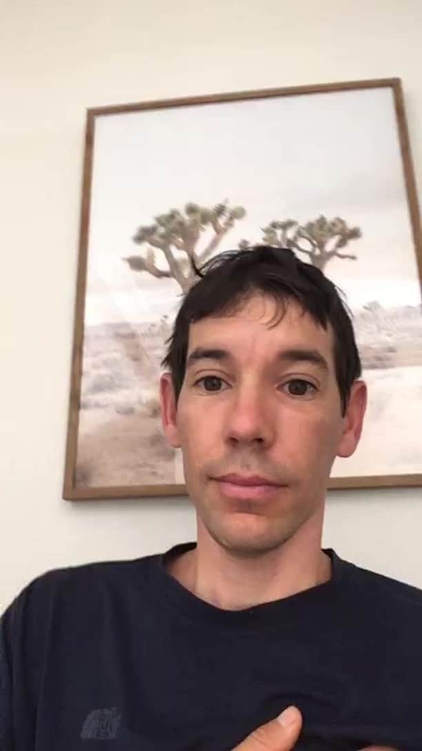 アレックス・オノルドのインスタグラム：「Weekly HF chat!」
