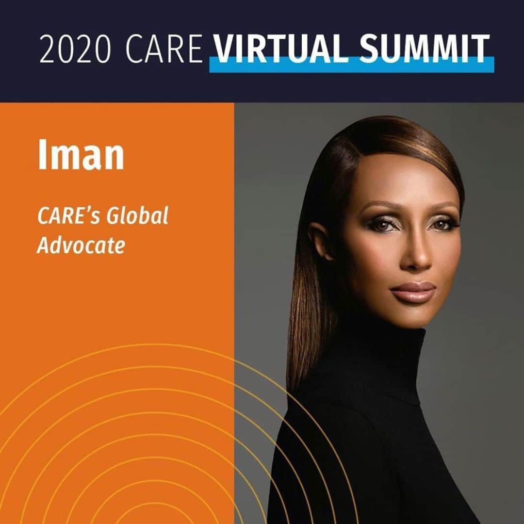 イマン・アブドゥルマジドさんのインスタグラム写真 - (イマン・アブドゥルマジドInstagram)「#rp @careorg We’re THRILLED to announce that @the_real_iman, CARE’s Global Advocate, will be joining the 2020 CARE Virtual Summit! Registration is free and you can sign up today! Click the link in our bio for more. #WomenEqual #FightWithCARE」5月27日 0時54分 - the_real_iman