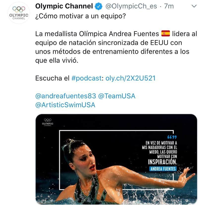 アンドレア・フエンテスさんのインスタグラム写真 - (アンドレア・フエンテスInstagram)「Podcast en español con @olympicchannel Tenéis el enlace en mi perfil, o en todas las plataformas de podcast (Spotify, Apple,...) muchas gracias Lorena por esta entrevista tan sincera y seguramente útil para cualquier entrenador. Espero que lo disfrutéis!」5月27日 1時30分 - andreafuentes83