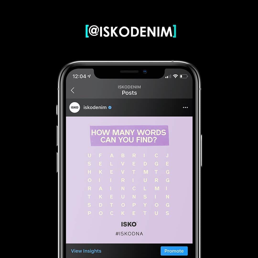 のインスタグラム：「How to increase engagement? For ISKO™️ we used gamification for this successful engagement post!」