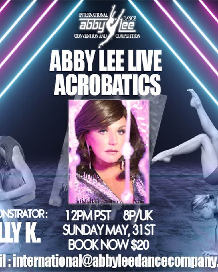 アビー・リー・ミラーさんのインスタグラム写真 - (アビー・リー・ミラーInstagram)「Still on Lockdown? The Perfect time to learn some new & old Acrobatic Tricks! This Sunday the 31st of May at 12noon PST/ 8pm in the UK! The class stays up for 24 hours so the rest of the world can learn too! My demonstrator is @lillykofficial YOU DON’T WANT TO MISS THIS!!! #ALDC #abby #abbyleemiller #abbylee #dancemoms #aldcla #lifetimetv #lifetime #television #losangeles #aldcalways #virtual #dance #acrobatics」5月27日 3時12分 - therealabbylee