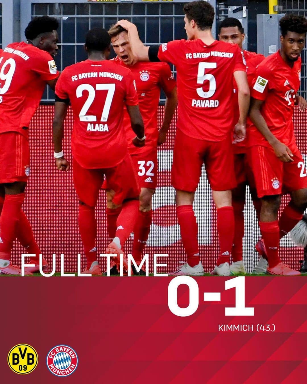バイエルン・ミュンヘンさんのインスタグラム写真 - (バイエルン・ミュンヘンInstagram)「YES!! 👊 🔥  #BVBFCB #FCBayern #MiaSanMia #Bundesliga」5月27日 3時22分 - fcbayern