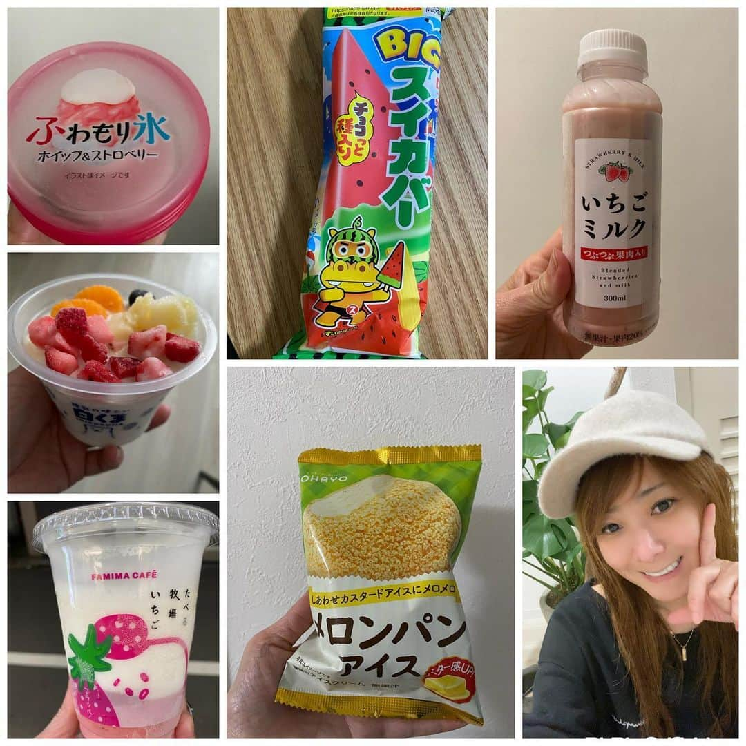 岡田祐佳さんのインスタグラム写真 - (岡田祐佳Instagram)「最近のコンビニで買った甘いもの達🍧  この中でどれが1番お気に入りか分かります？  #コンビニスイーツ #コンビニ #アイス #しろくま #メロンパンアイス #ふわもり氷 #スイカバー#食べる牧場ミルク #食べる牧場いちご #いちごミルク #どれも美味しい #お気に入り #ファミマ #ファミマスイーツ #セブンイレブン #セブンイレブンスイーツ」5月27日 3時41分 - yukachin719