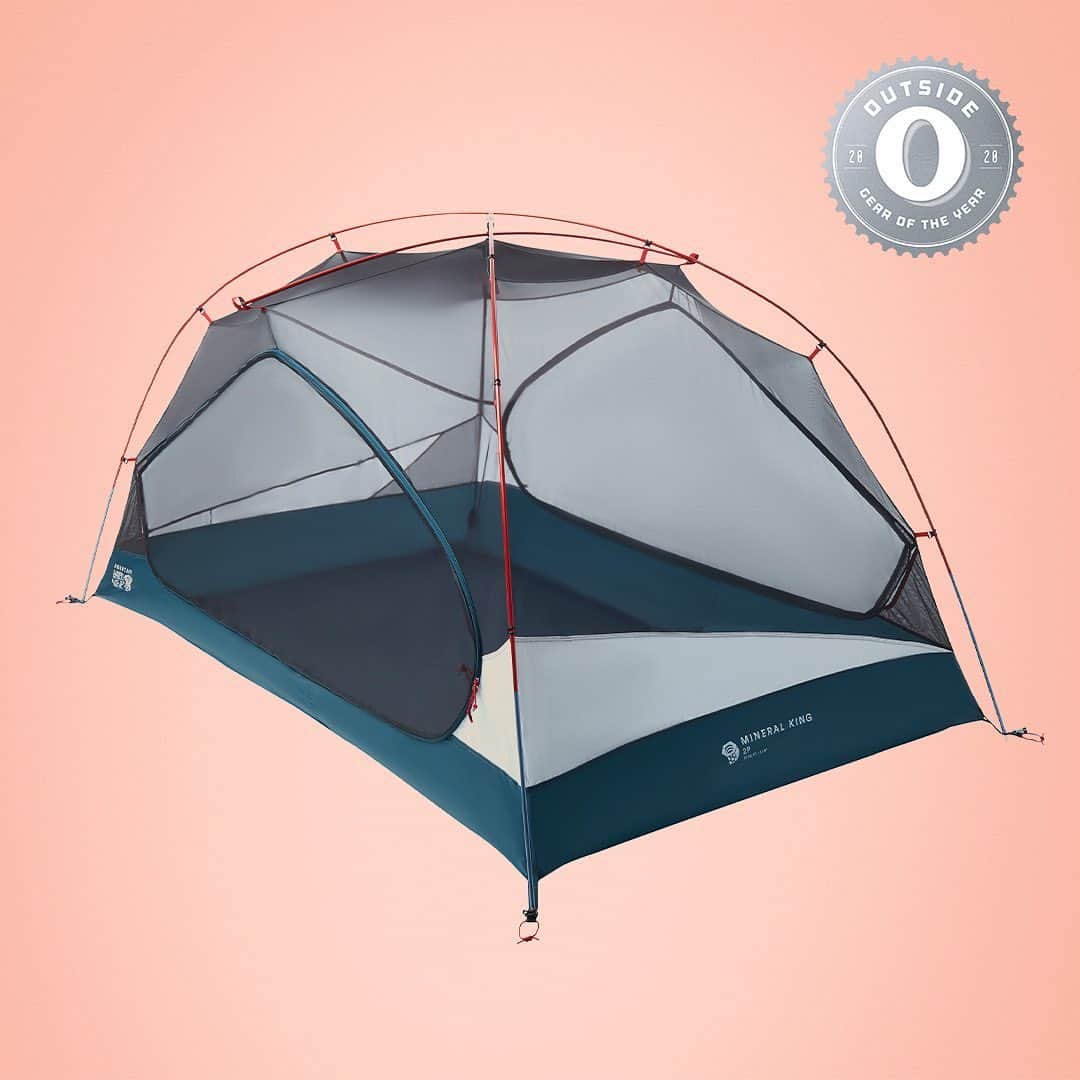 マウンテンハードウェアのインスタグラム：「Maintain the view, so even when you’re “inside,” you never miss out. No tent does it better than the Mineral King. (Even @outsidemagazine says so! 😉)」