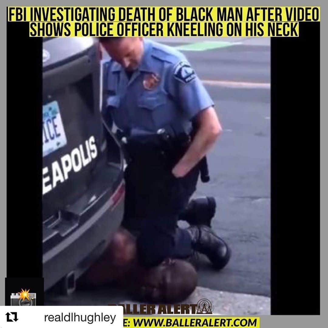 レイ・アレンのインスタグラム：「I hope this officers knee angers some of you more than @kaepernick7 knee! Just to catch some of you up to speed, this is why#kaepernick was taking a knee in the first place, to protest the killing of black men in America by police.  Why does this keep happening? What is wrong with this country that we continue to watch the police kill black men and nothing is done about it. Whether innocent or guilty this man was already in handcuffs. There was no need to keep his knee in this man's throat. I just don't understand! It's almost as if the cop wanted to kill him. He sat there and did not think to check whether he was ok. What has to happen to stop this senseless killing of black men by police? If you try to blame the black man on the ground or even make an excuse for these officers then you too are a part of the problem. This was murder and we all saw it on video. Minnesota we are all watching how you all handle this. #changeisneeded #justice #policebrutality #blacklivesmatter」