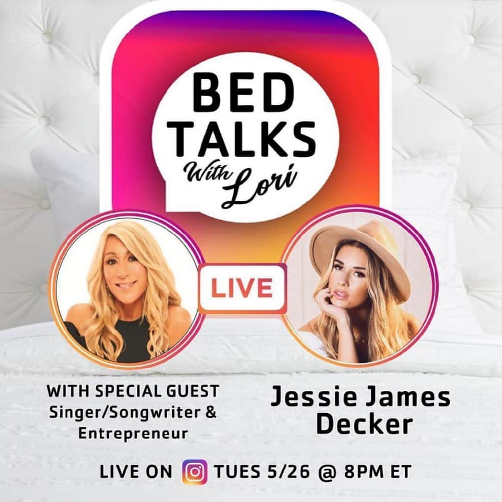 Jessie Jamesさんのインスタグラム写真 - (Jessie JamesInstagram)「Ummmmmm pinching myself right now that I get to chat with this incredible woman and entrepreneur genius @lorigreinershark !!! Tune in to watch and grab your glass of wine 🍷🍷」5月27日 6時43分 - jessiejamesdecker