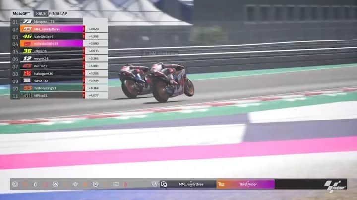 レプソル・ホンダのインスタグラム：「The first four @motogpesport races have produced some thrilling action with @marcmarquez93 and @alexmarquez73 right up the front in all of them.  Rewatch some of their best battles 🎮」