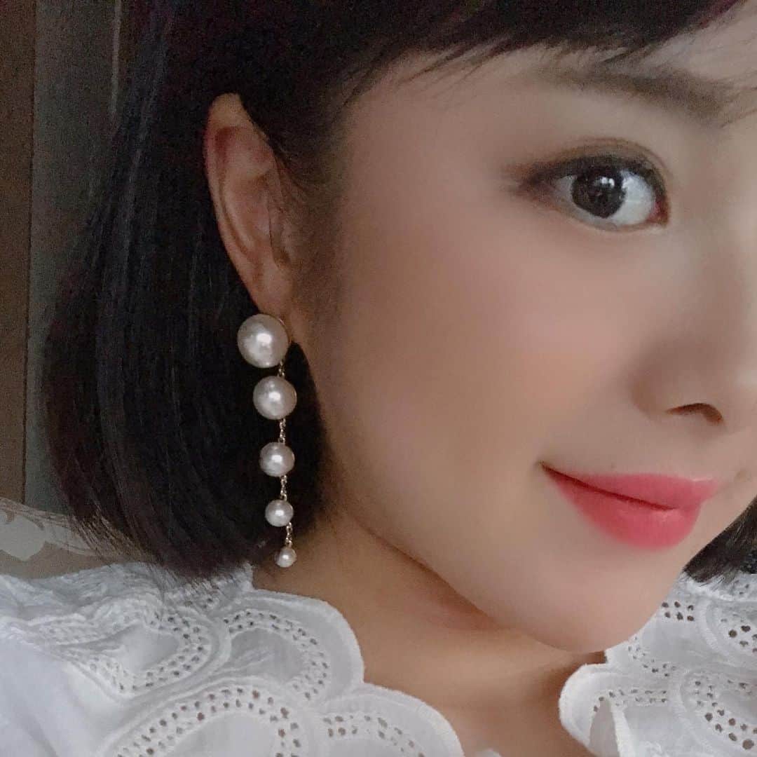 のインスタグラム：「新しいピアス♡」