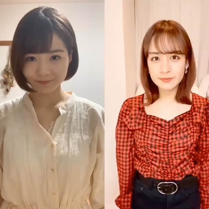 山出愛子のインスタグラム：「今日も #新谷ゆづみのひとりゴト 出演させてもらいました！ その時に話してたピアスのダンス動画です🥺  @yuzumi_shintani  一緒に踊ってもらえて嬉しい！  久々に顔見て話せて嬉しかったなぁ！  #新谷ゆづみ #新谷ゆづみのひとりゴト  #jfnpark」