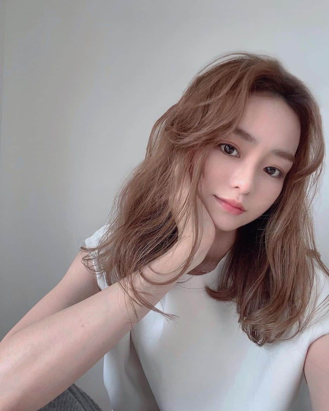 のインスタグラム：「ミディアムに🖤久々乾かすのが楽だ〜😎 thanks！　@cieca.noguchi」