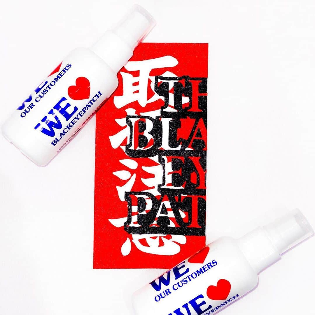 のインスタグラム：「@blackeyepatch x HACCPAQUA "ANTIVIRUS SPRAY" PRICE ¥700+tax now available store. _________________________  #blackeyepatch#lhp#haccp#haccpaqua#antivirus」