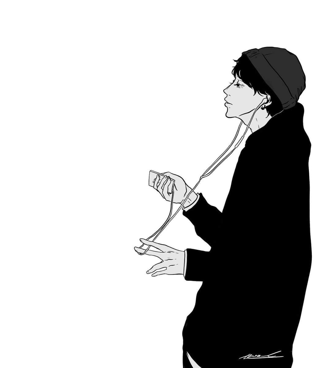 のインスタグラム：「アイツが嫌いと言っていた曲、あの時言えなかったけど俺は少し好きだったんだ。」