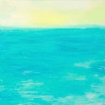 山崎美弥子さんのインスタグラム写真 - (山崎美弥子Instagram)「Painting of Ocean and Sky  海と空の絵。」5月27日 16時27分 - miyakoyamazaki