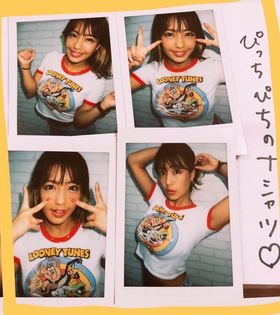 橋本梨菜さんのインスタグラム写真 - (橋本梨菜Instagram)「ぶかぶかのTシャツがすきで いつもぶかぶかTシャツきてるけど たまにはピタピタTシャツは いかがでしょうか🌟🌟」5月28日 3時29分 - hashimoto_rina_