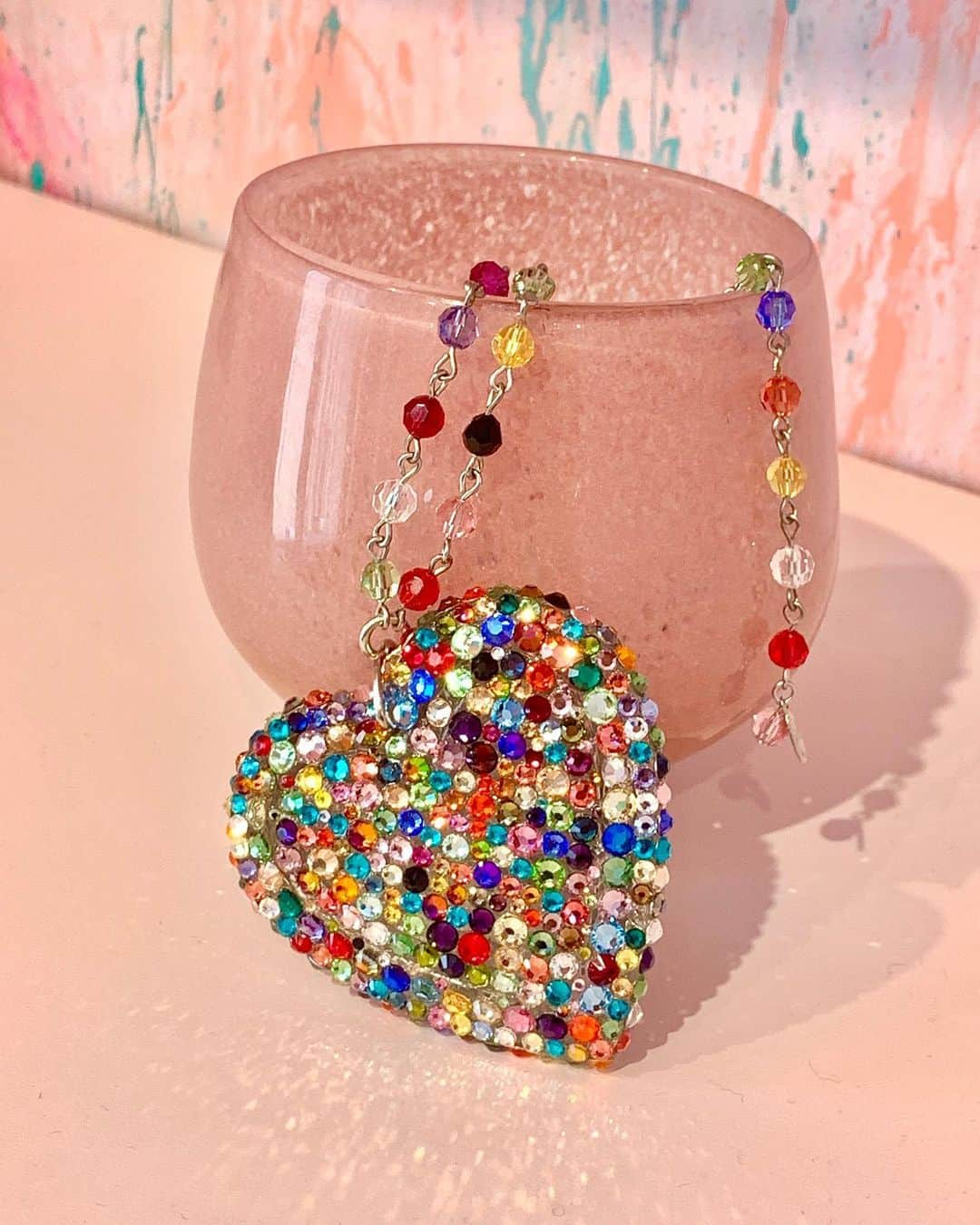 タリナ タランティーノのインスタグラム：「I designed the Jubilee Collection to capture the exuberance of extreme folly and celebration through crystal, color and sparkle. ✨We have added some of these special pieces to the boutique for a limited time please DM or email us for more info ✨」