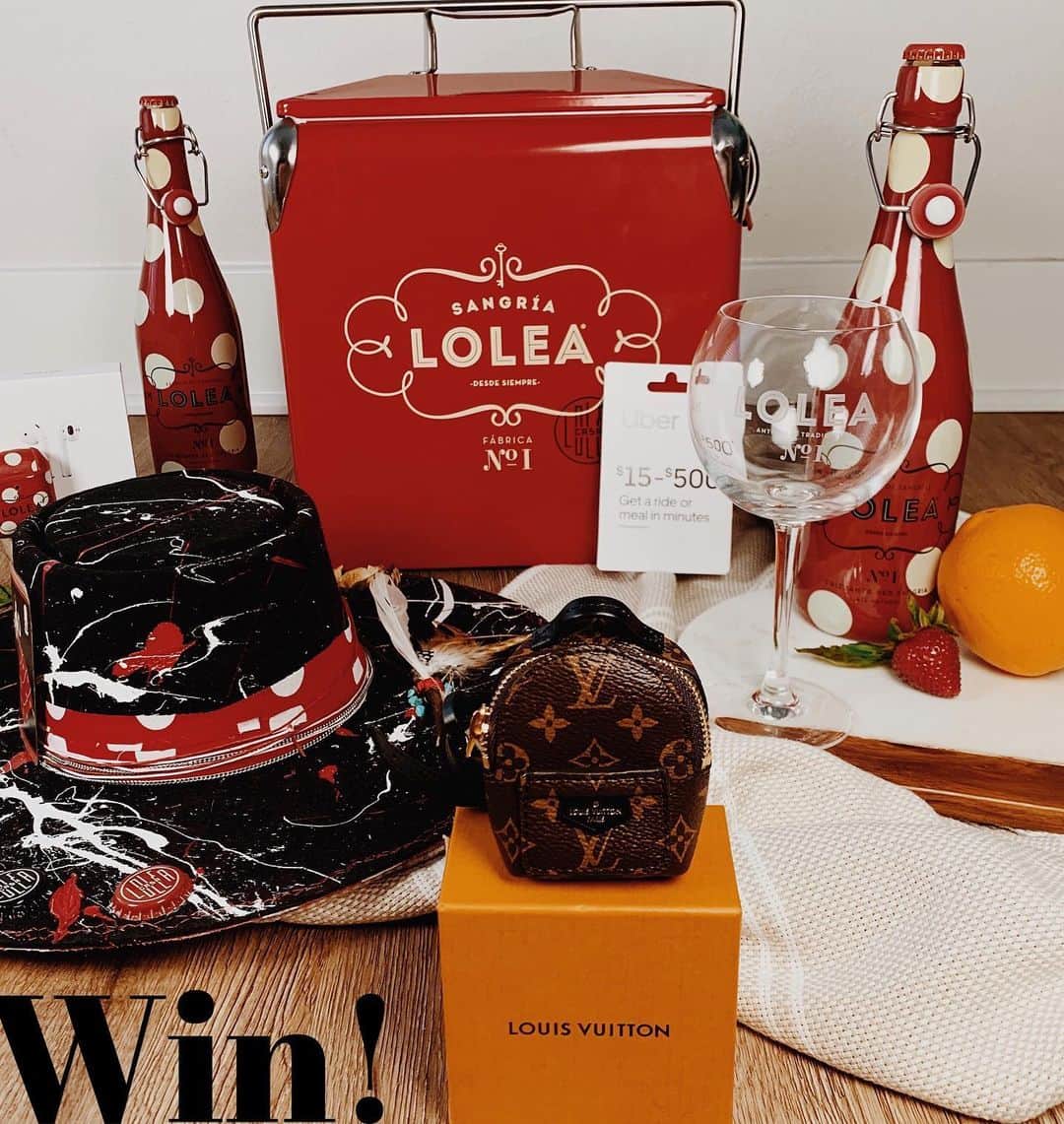 Olivia Piersonさんのインスタグラム写真 - (Olivia PiersonInstagram)「I've teamed up with my friends @Lolea_USA to give one lucky winner this amazing Sippin’ Into Summer prize, including the sold out Louis Vuitton LVXLOL Wrist Backpack, Apple Airpods & Apple Charging Case, One Of A Kind Travis Austin Custom Hat, Lolea Airpods Case, $100 Uber Eats Gift Card,  Anthropolgie Luxury Throw, Charcuterie Board, and the iconic Lolea Retro Cooler, Balloon Glasses & Ice Stamp 🍷🌞 How to enter:  1. Follow @Lolea_USA & @OliviaPierson.  2. TAG 3 friends in the comments below.  The winner of this 7-day giveaway will be chosen at random and announced on the @Lolea_USA account on Thursday, June 4th 2020.  Per Instagram rules, this is in no way sponsored, administered, or associated with Instagram, Inc. By entering, entrants confirm they are 21+ years of age, release Instagram of responsibility, and agree to the following terms & conditions: https://zamoracompany.com/usa/loleagiveaway/」5月28日 4時02分 - oliviapierson