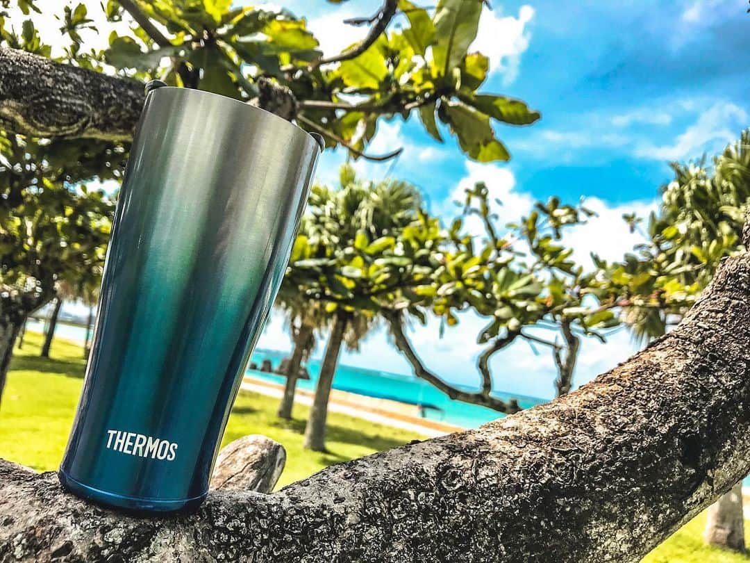 安藝正俊さんのインスタグラム写真 - (安藝正俊Instagram)「: my best one  @thermos_k.k  @thermosbrand  #沖縄 #沖縄の休日 #サーモス #ブルー #アウトドア #ビーチ #山 #釣り #サッカー #どこにでも #okinawa #thermos #item #best #one #outdoor #fishing #mountain #beach #anytime #photojenic」5月27日 20時26分 - akimasa_okinawa