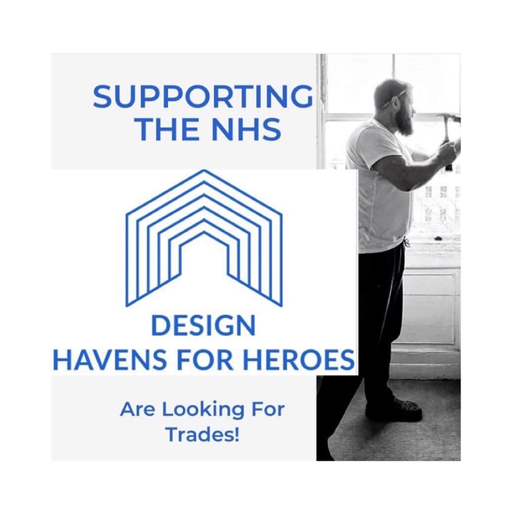 キャベジズ&ローゼズのインスタグラム：「Design Havens for Heroes is now looking to expand our collective,  and are inviting tradespeople to join us in our mission to provide room makeovers , for NHS Heroes to retreat too after COVID19. If you are painter/decorator, tiler, carpenter, plumber, carpet fitter , curtain maker, upholsterer , builder, or general DIY service we would love to hear from you!💙 We are looking for tradespeople to donate  a day or two of their time to say thank you and give back to the amazing NHS. If you don’t think you can donate your time completely , then please get in touch anyway,  as with our donation fund will look to support your time. 💙Within our ever growing collective in just our first month we have had over 350 designers apply and over 450 brands on board already. 💙We are here to support the NHS  in the long term by providing them with Havens 💙  If you are a trade and would like to join please email fabrics@designhavensforheroes.org.uk  If you are a designer please email designers@designhavensforheroes.org.uk and  if you are a brand or supplier please email brands@designhavensforheroes.org.uk 💙Get in touch, come join the team! We are in this together, supporting the NHS💙」