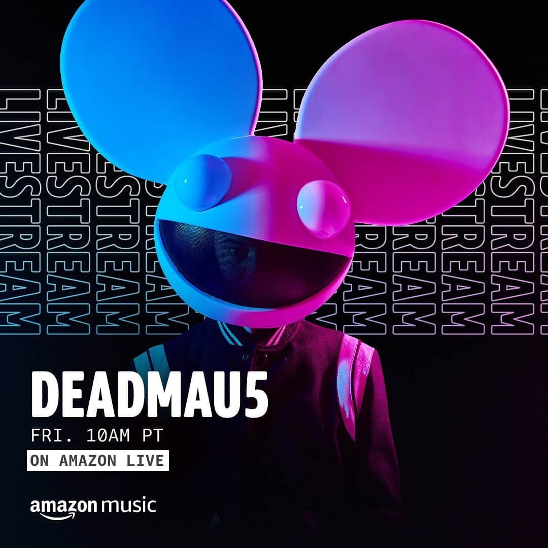 デッドマウスさんのインスタグラム写真 - (デッドマウスInstagram)「the mau5 is performing + answering q’s live with @AmazonMusic this friday! ask your questions here and tune in on @amazonlive ;) [link in stories]」5月27日 23時56分 - deadmau5