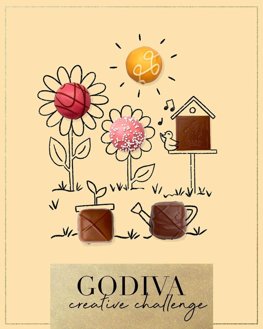 GODIVAさんのインスタグラム写真 - (GODIVAInstagram)「We know you love to eat GODIVA… but have you ever tried to create with it? Share your masterpieces using #AtHomeWithGODIVA for a chance to win a delicious prize. From a simple spring scene to indulging your inner artist, we want to see you create wonder with GODIVA! 🎨✍️😍 GODIVA Creative Challenge ends 6/10 at 11:59 p.m. ET. Entries valid for US residents only. Rules: bit.ly/GODIVACreativeChallengeRules」5月28日 0時40分 - godiva